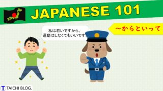 【JLPT N2】 文法解説・例文:~からといって|教材ダウンロード